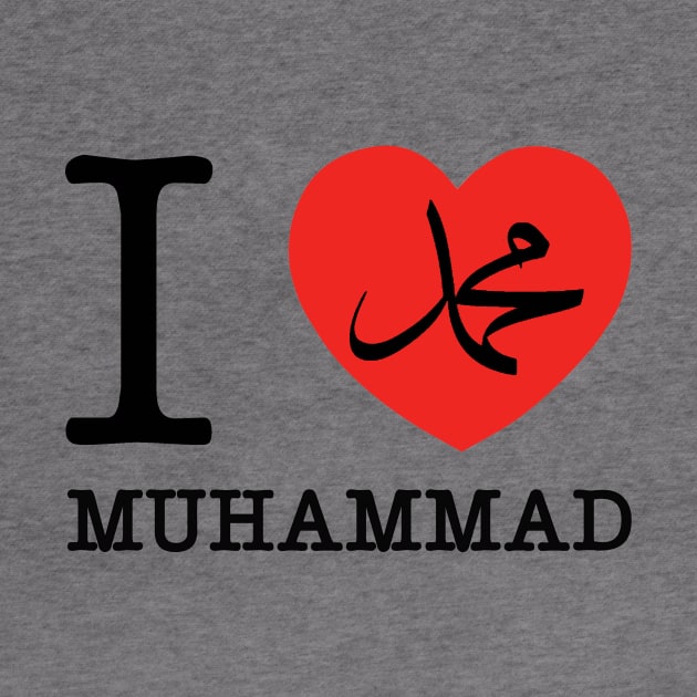 I Love Muhammad by Hason3Clothing